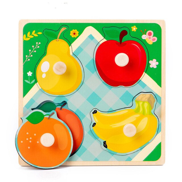 Baby Speelgoed Montessori Houten Rammelaars Zand Hamer Verlichting Houten Blokken Puzzel Game Development Baby Speelgoed 0 12 Maanden