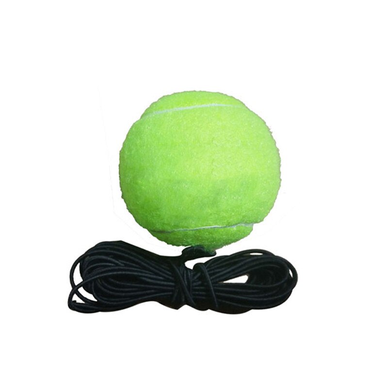 Kit d'outils pour entraîneur de tennis simple, pratique pour débutant avec une corde, auto-apprentissage, joueur de rebond de tennis avec plinthe d'entraînement,  + 1 balles