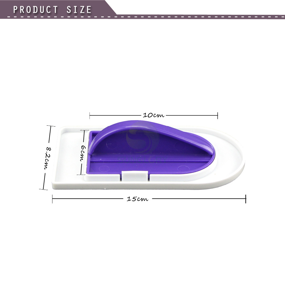 Plastic Cake Soepeler Polijstmachine Tweeërlei Gebruik Polijstmachine Tool Oppervlak Polijsten Spatel Taart Tools Fondant Decor Bakken Gebak Mold DIY