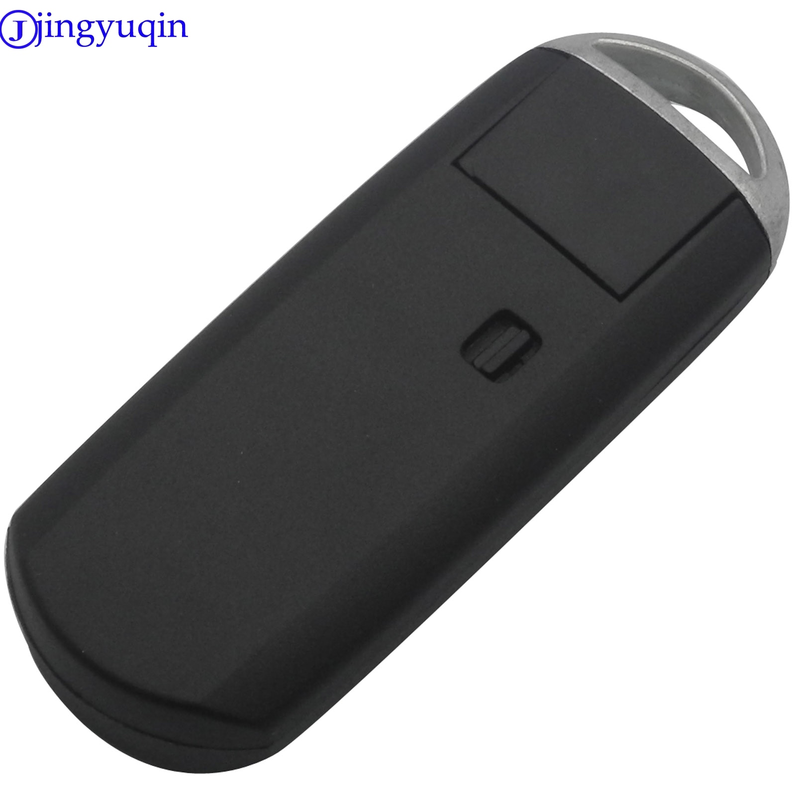 Jingyuqin 3- knops smart key behuizing voor mazda  m2 m3 m5 m6 cx-3 cx-5 demio axela premacy atenza auto afstandsbediening sleutelloze behuizing