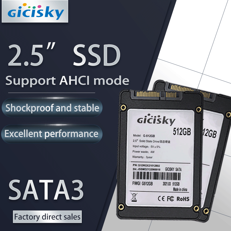 Disco Duro SSD de 2,5 pulgadas SATAIII, 128GB, 256GB, 512GB, y de escritorio para ordenador portátil, capacidad múltiple