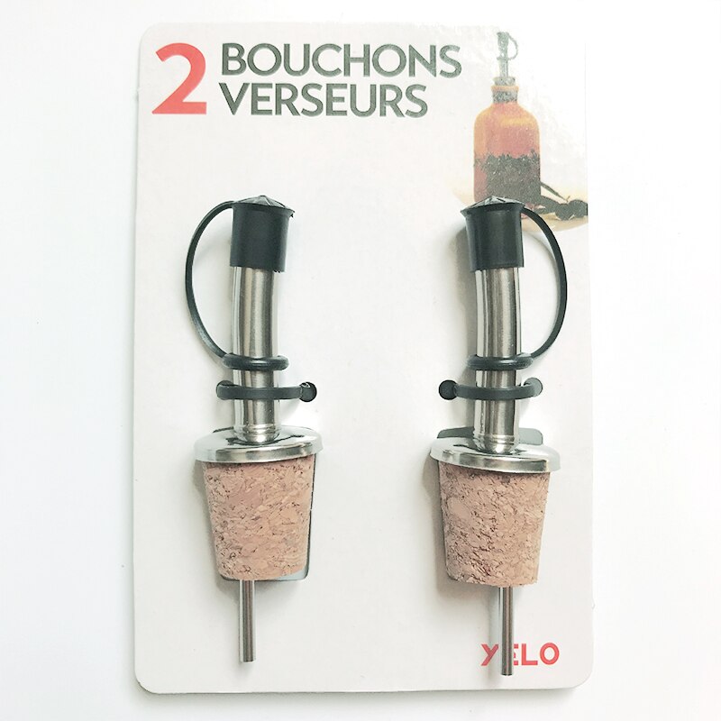 Stainless Steel Wine Pourer Dispenser Bottle Caps Liquor Spirit Free Flow Spout Stopper Kitchen Bar Tool Family Bar Preservation