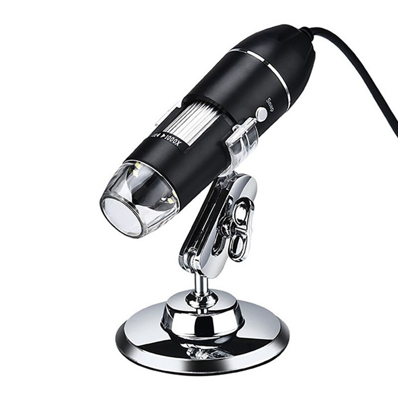Portable HD 1600X 2MP Zoom Microscope 8 LED Micro USB Digital Handheld Magnifier Endoscope Camera