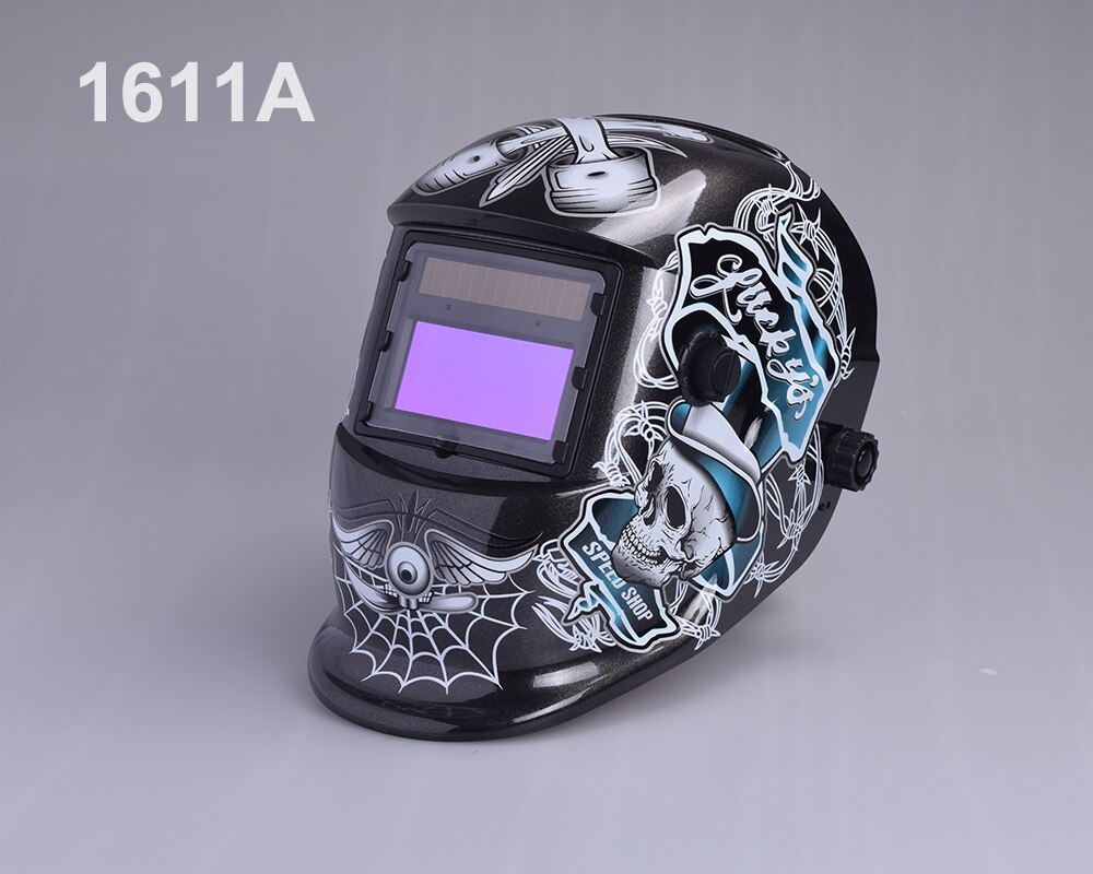 Auto Verdunkelung Einstellbare Palette MIG MMA Elektrische Schweißen Maske Helm Schweißen Objektiv für Schweißen Maschine: 1611A