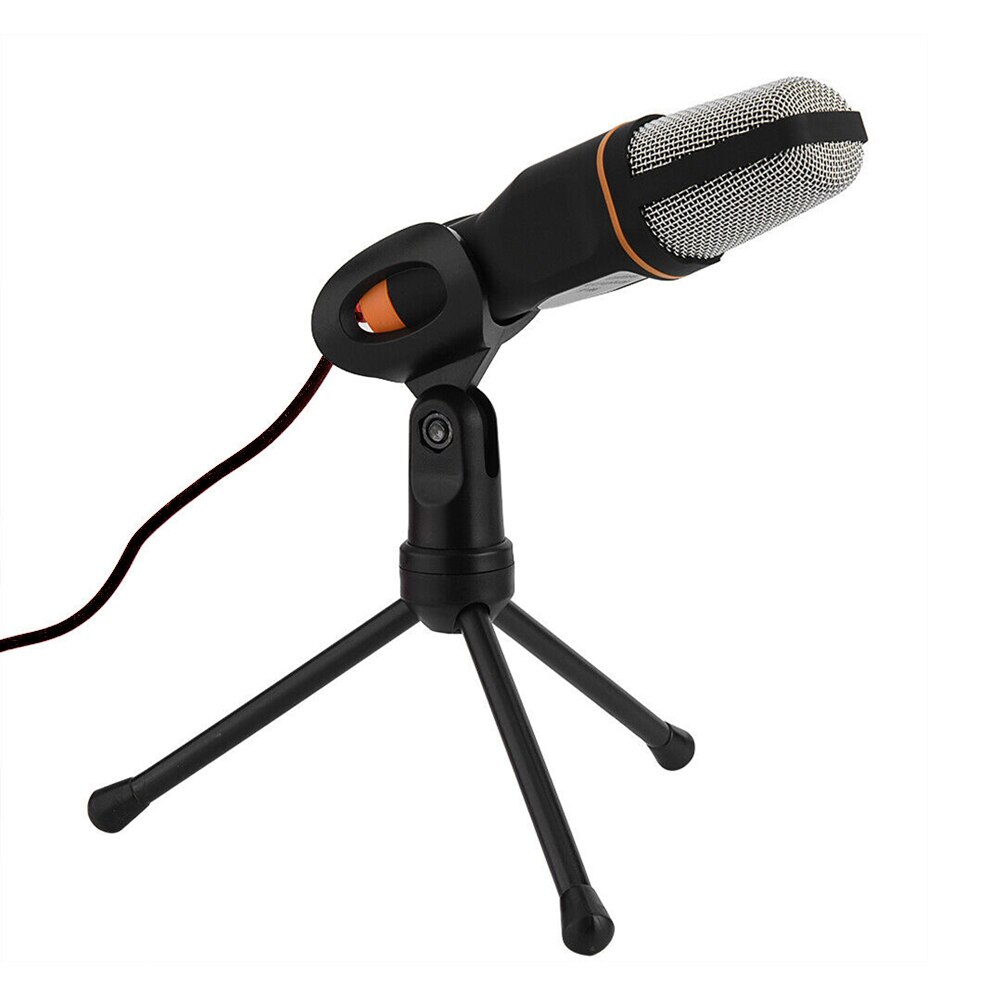 Microphone à condensateur USB avec trépied de bureau, Microphone d&#39;ordinateur, diffusion en direct, pour chat sur ICQ MSN, Skype, enregistrement en direct,