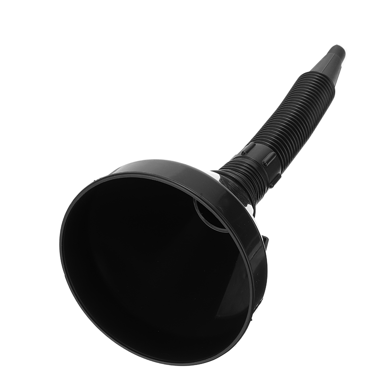 Jadeshay Vultrechter – Rode Plastic Trechter Met Zachte Slang, 8 Cm Breed, 56 Cm Slang, Geschikt Voor Olie, Benzine, Water En Meer