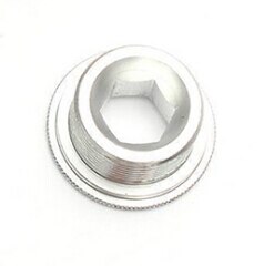 Anodisé vtt vélo de route manivelle bras BB axe vis bras fixation boulon vélo vélo roue à chaîne vis pour Shimano 20mm: Silver