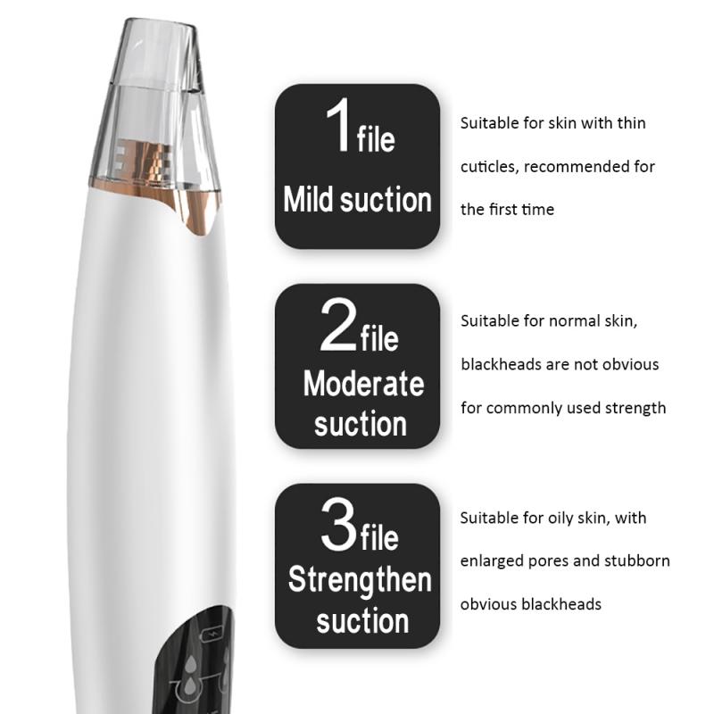 Electric Acne Remover Point Noir Blackhead Vacuum Extractor Tool Black Spots Pore Cleaner Skin Care Facial Pore Cleaner Machine