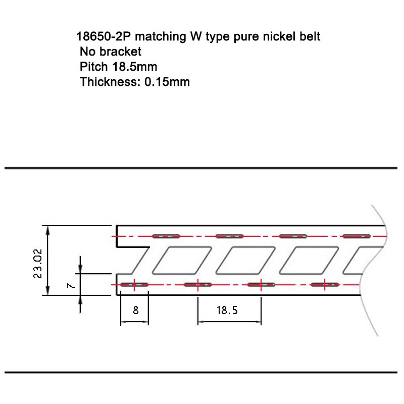 1M/3M 0.15*23mm High Pure Nickel Strip Lithium Battery Pure Nickel Strip For 18650 Battery Spot Welding Pure Nickel Battery Pack