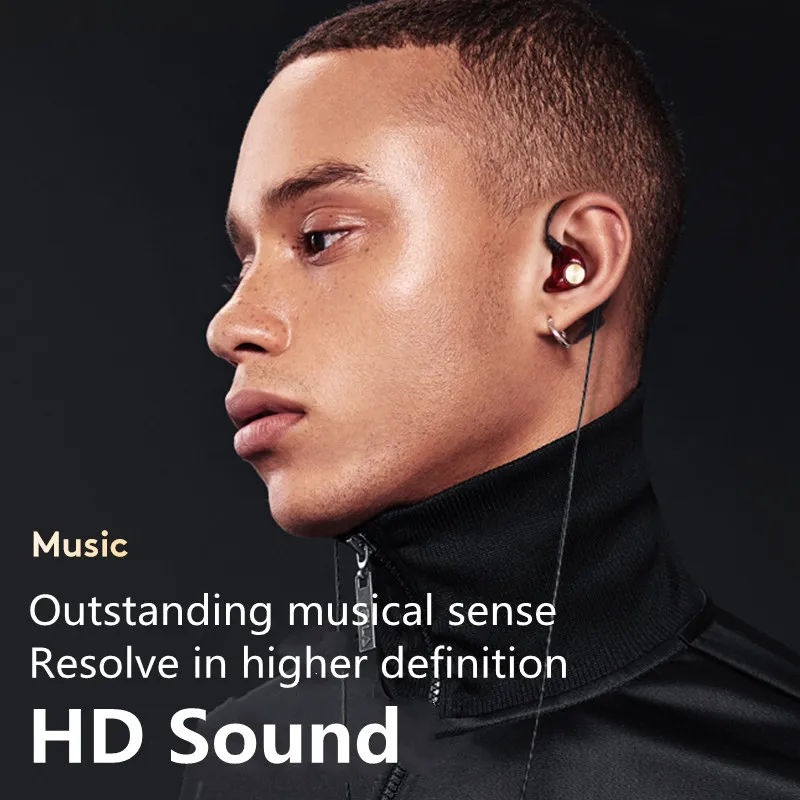 Android Handy DrivebyWire Headset Metall Heavy Bass Computer PC Headset InEar Sport Headset