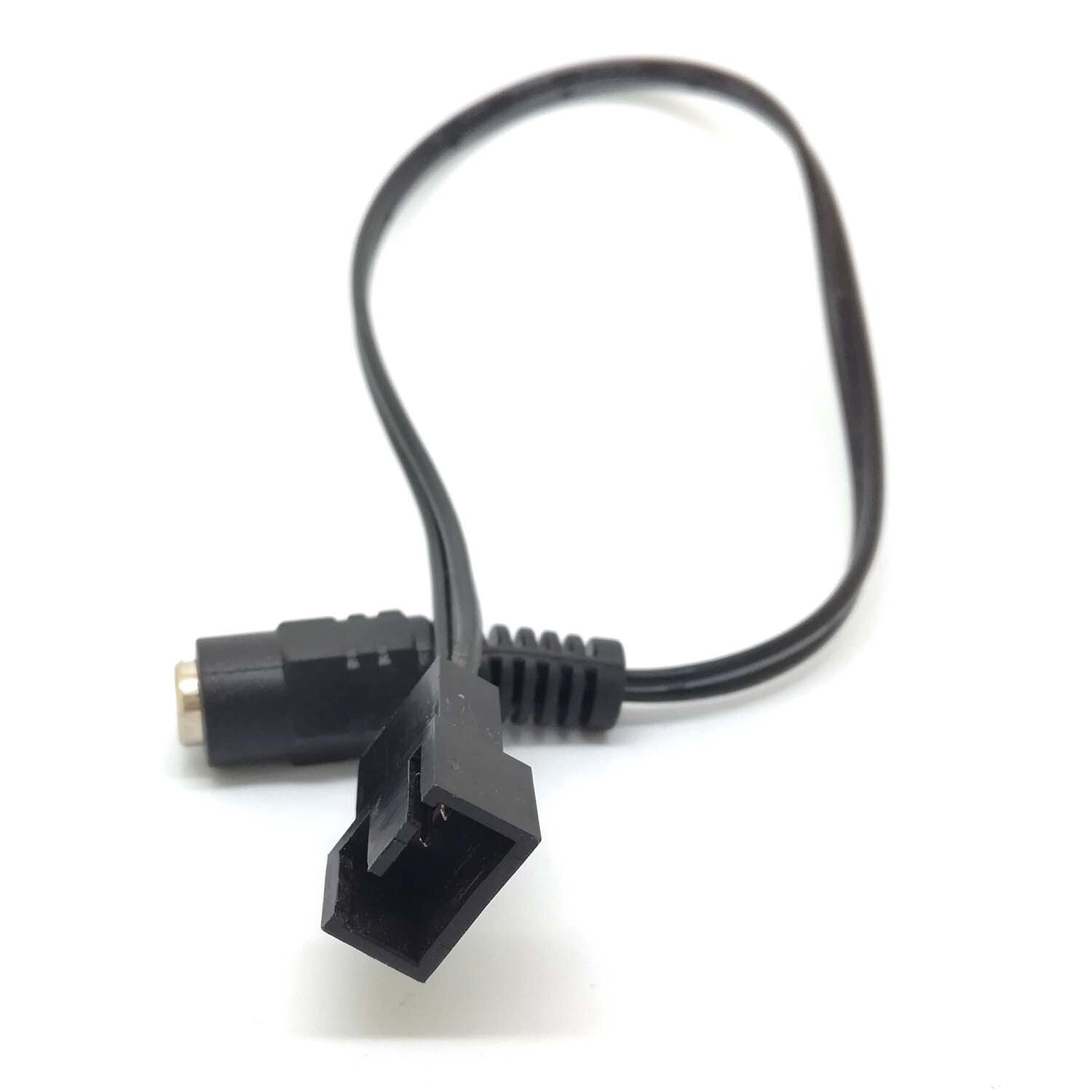 PC 4pin fans male to 5.5x2.1mm female DC Power cable 12v 9v 5v fan Route adapter convertor cord