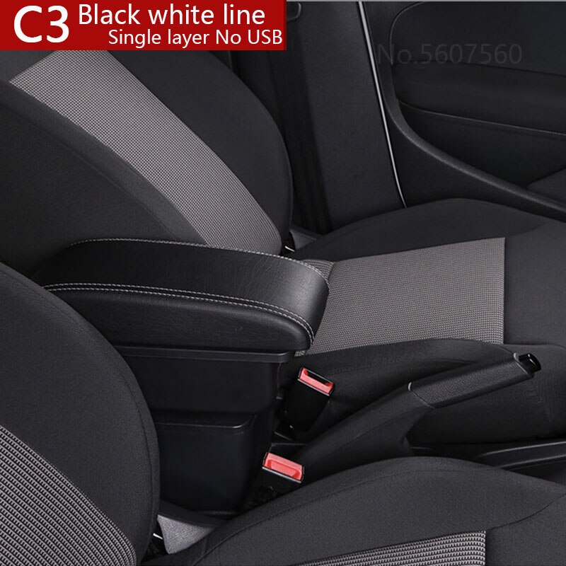 Accoudoir de voiture MINI Cooper, Countryman R60, R56, R57, R58, R53, accoudoir de voiture, meubles, accessoires de voiture: C3 black NO USB