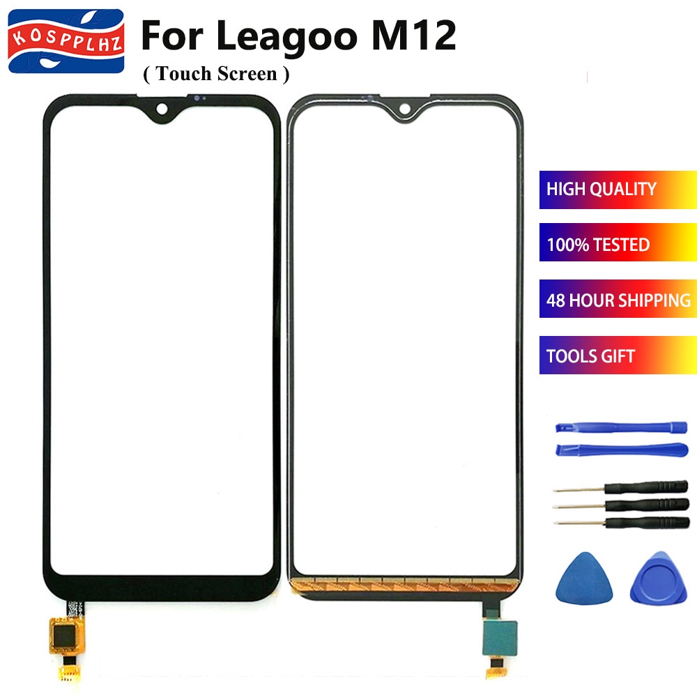 5.7 ''Voor glas Voor Leagoo M12 Touch Screen 100% Getest Digitizer Vervanging Voor Leagoo M12 Sensor Touch Panel + gereedschap