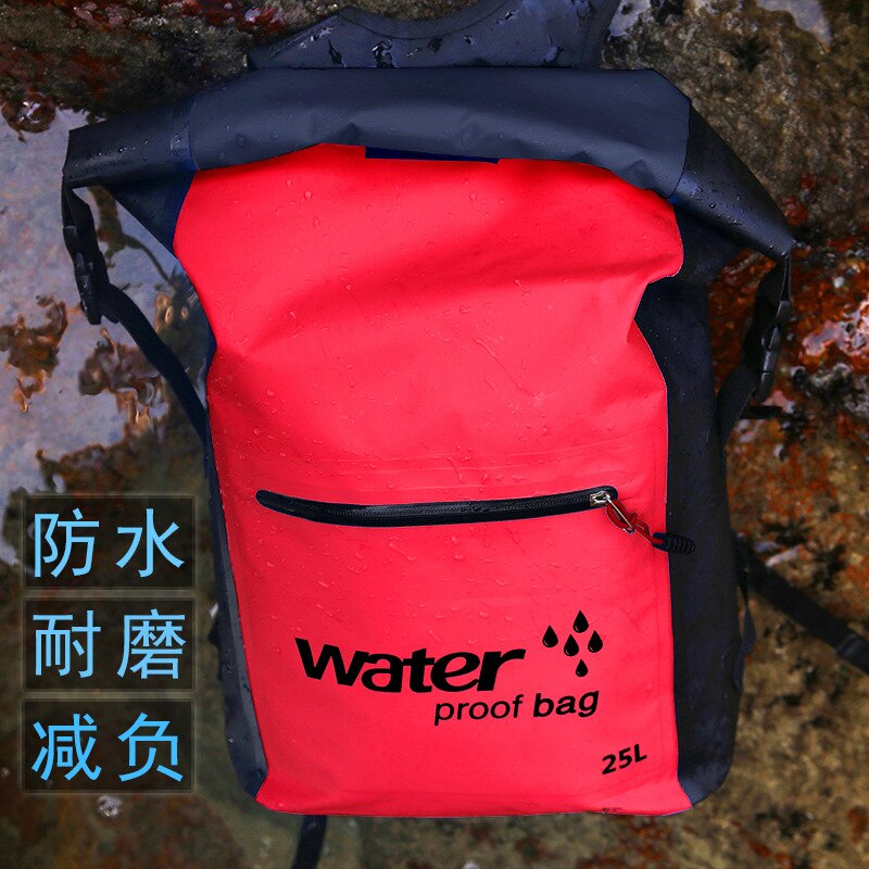 Foldet opbevaringspose strand vandtæt rygsæk udendørs sportstasker naturvandring tør taske pvc vandtæt taske svømning surfing tasker: C