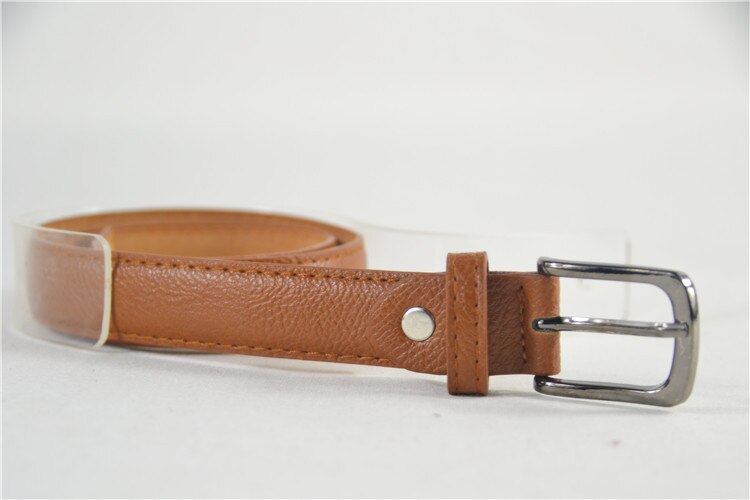 tiener jurk riem jongen riem zwarte en bruine eenvoudige stijl