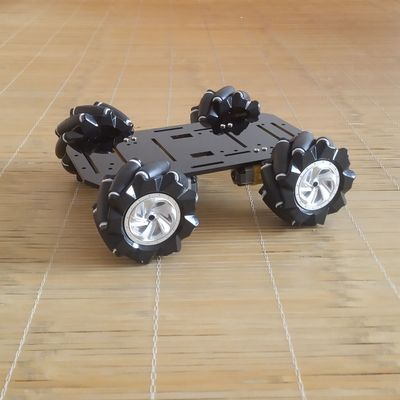 Mecanum Roue Châssis DC Moteur Châssis De Voiture Avec Absorption des chocs 4WD Omnidirectionnel Portable Robot À MONTER SOI-MÊME Jouet