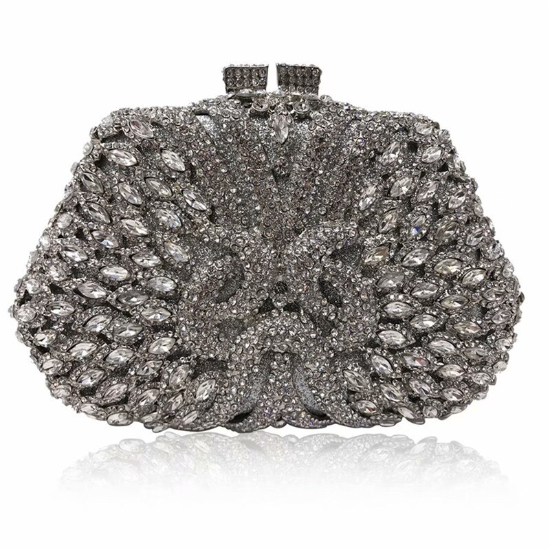 Nieuwste handtas en portemonnee dames schoudertas diamant met kristal clutch dames portemonnee feest banket bruiloft portemonnees