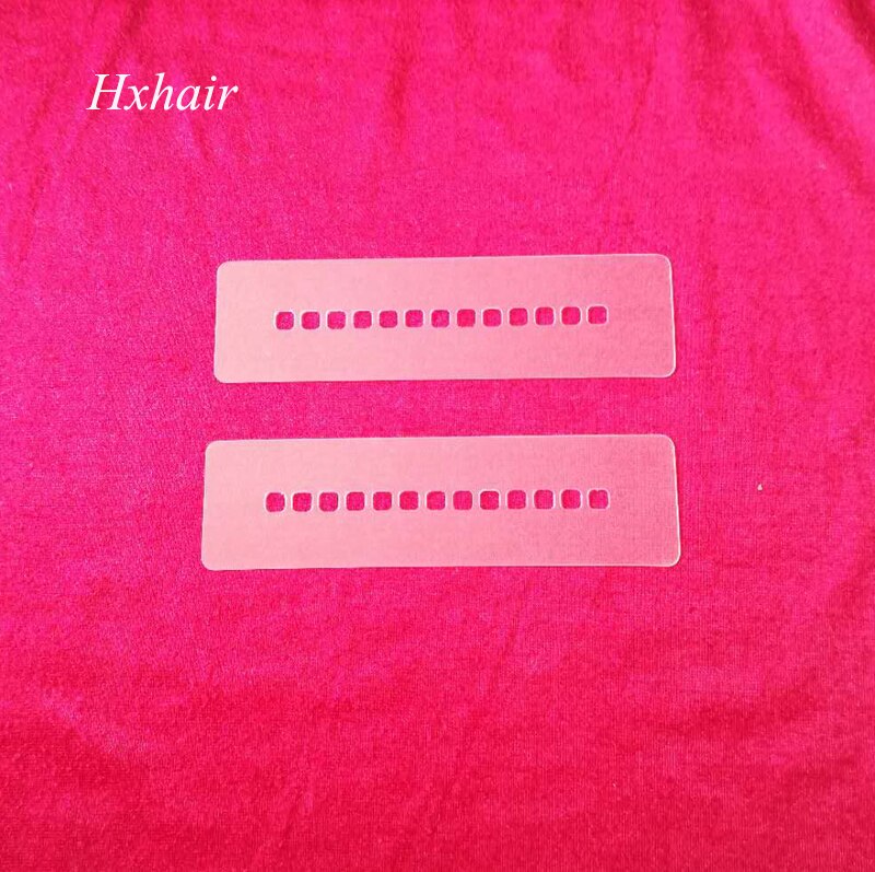 - 50pcs Multi Holes Template / Heat Shield Spacer Separator / Hair Extension Tools
