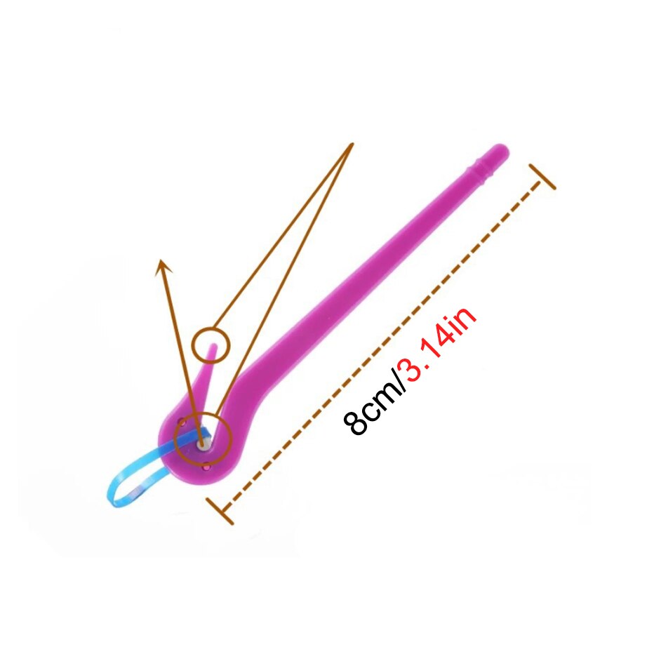 Durable Rubber Band Cutting Tool Hair Bands Girls Kids DIY Hair Styling Headwear Hair Accessories Women