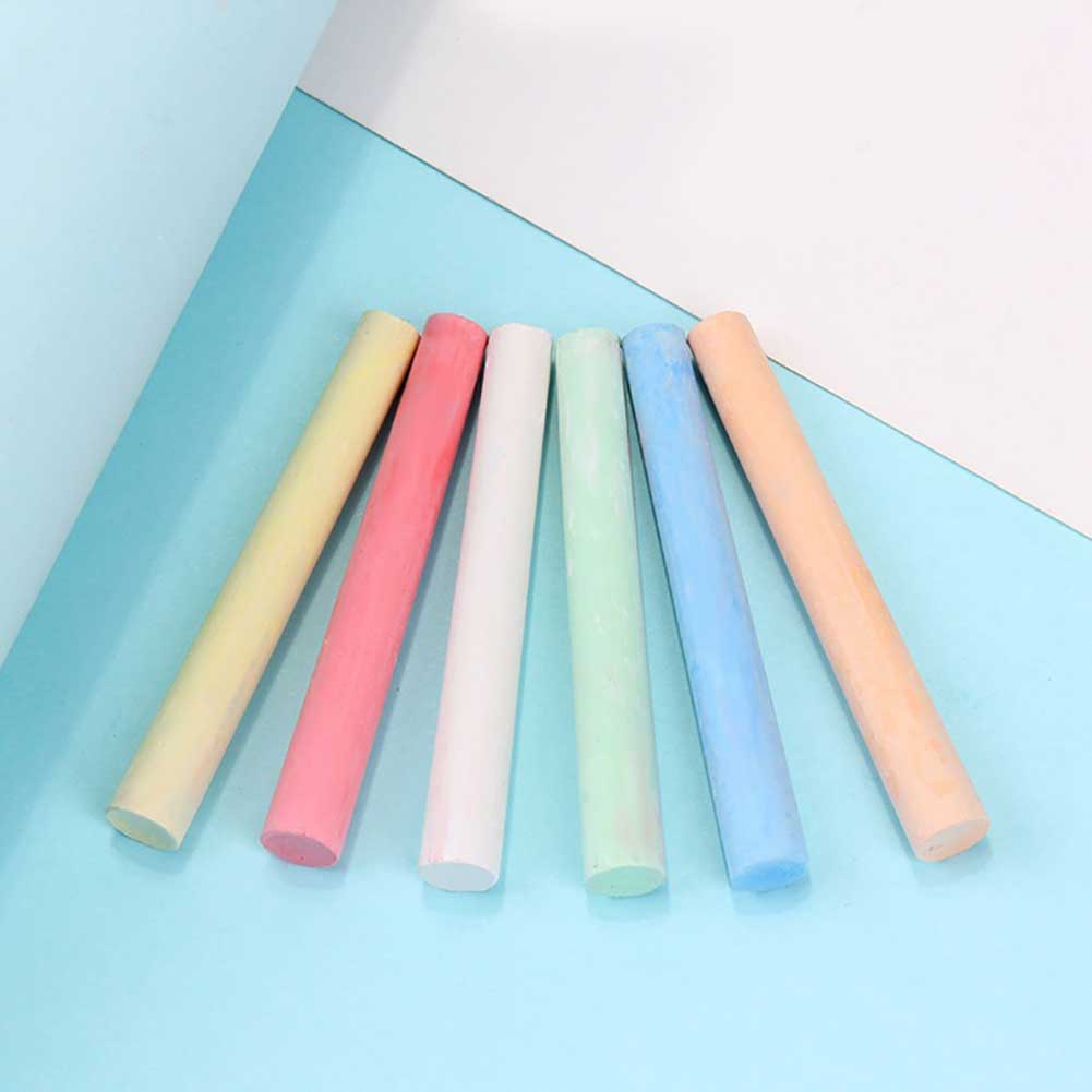 Dust-free chalk 100 Sticks Dustless Drawing Painting Art Colorful Chalk School Office Supplies