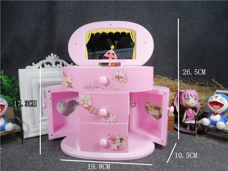 Music Box Ballet Princess Jewelry Music Box Girls Children Girls Happy Birthday Home Decrition