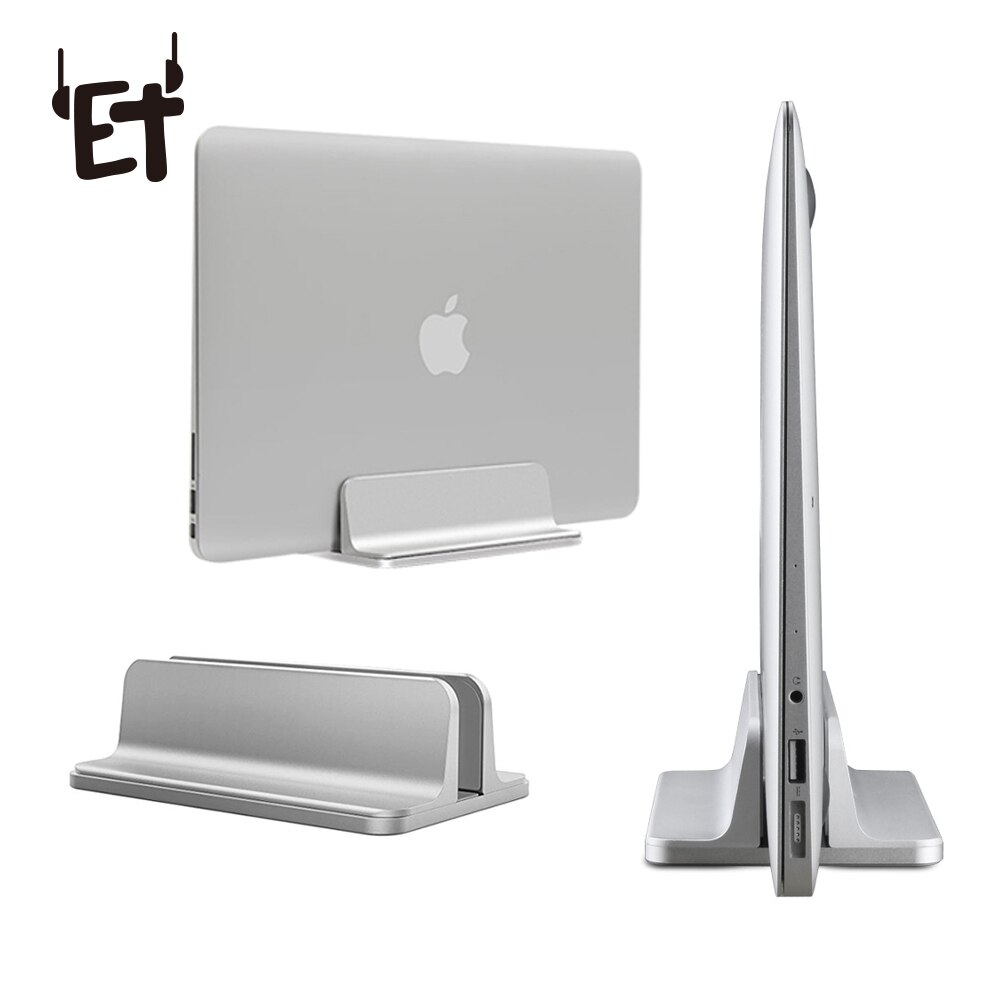 Ruimtebesparend Aluminium Verticale Standaard Houder Voor Apple Macbook Pro Air Tablet Multifunctionele Notebook Dock Maat Verstelbaar Rack