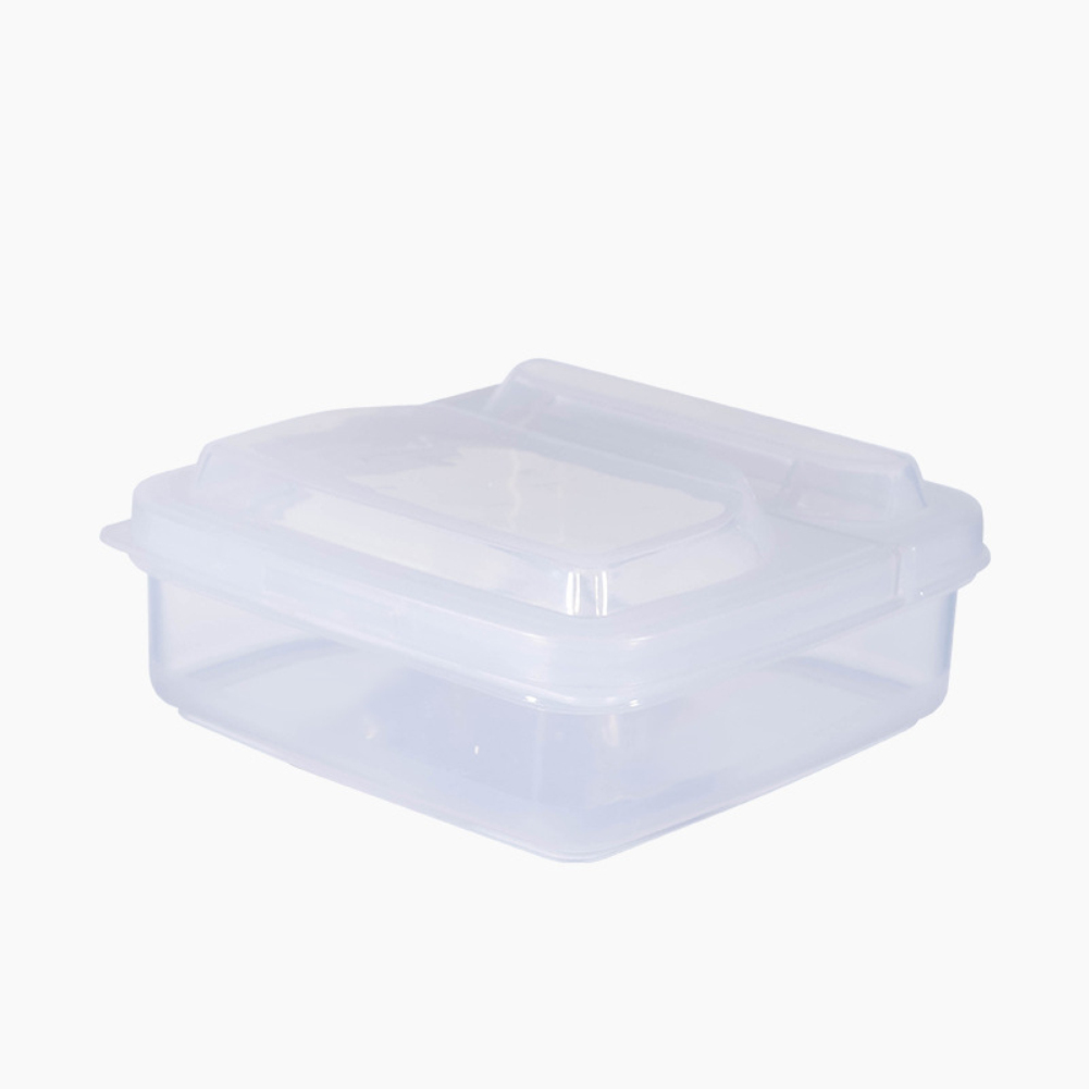 Transparent Cheese Slice Storage Box Fridge Butter Container Portable Refrigerator Fruit Vegetable Fresh-keeping Organizer Case: Default Title