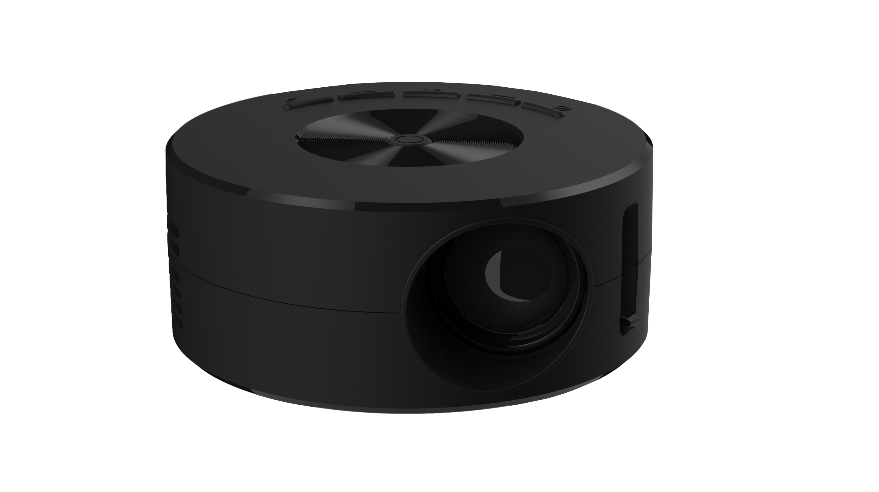 YT200 Mini Projektor LED Home Media Player Audio Tragbare Projektoren 320X180 Pixel Schwarz USB Video Beamer Für iPhone Android: Default Title