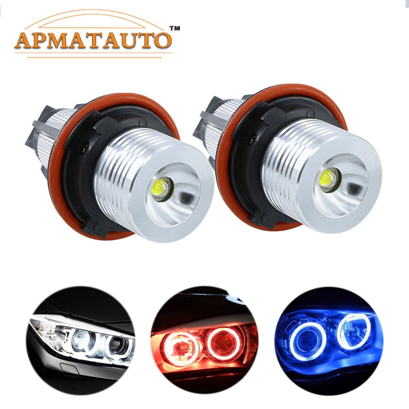 2 stuks Fout Gratis LED Angel Eyes Marker Lampjes Voor BMW E39 E53 E60 E61 E63 E64 E65 E66 e87 525i 530i xi 545i M5