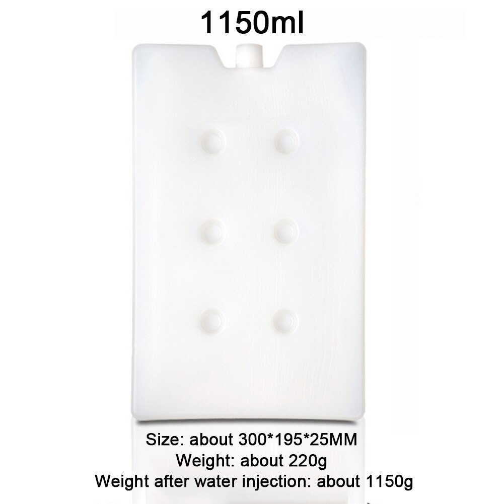 600-1800ml Gel Freezer Reusable Ice Blocks Cooler Water Injection Bag Picnic Travel Lunch Box Fresh Food Storage Container: 1150ML