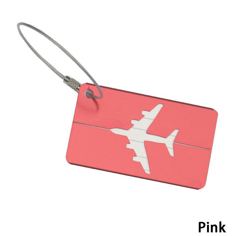 Accessoires de voyage pour bagages et sacs, classique, nouveauté à la , caoutchouc, en Aluminium, sangles d'étiquette, valise, étiquette de bagage, directe: 10