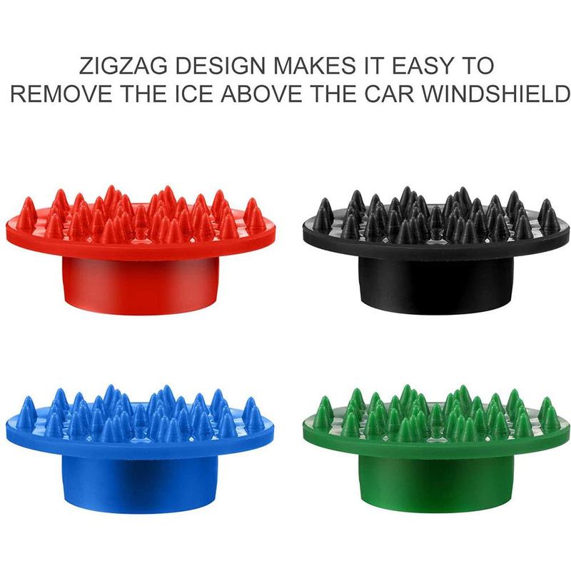 2Pcs/set Magical Car Windshield Ice Remover Scraper Tool Cone Shaped Round Funnel &