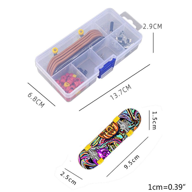 5 st/set plast mini finger skating board däck bord sport spel diy greppbräda skateboard för vuxna barn slumpmässigt mönster