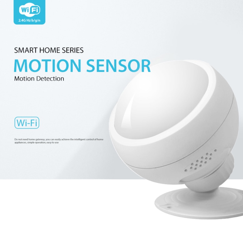 WiFi Smart Motion Sensor PIR Motion Sensor Tuya/smart Life APP Work With Tuya Smart Life For Smart Home Automation Support