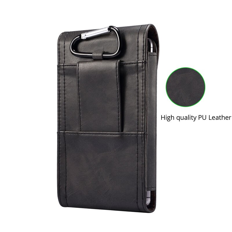 Ceinture universelle pince étui téléphone pochette pour Huawei P30 P20 Pro P20 Lite mate30 20 nova5 4 3 honor9X 8X10 housse de sac en cuir