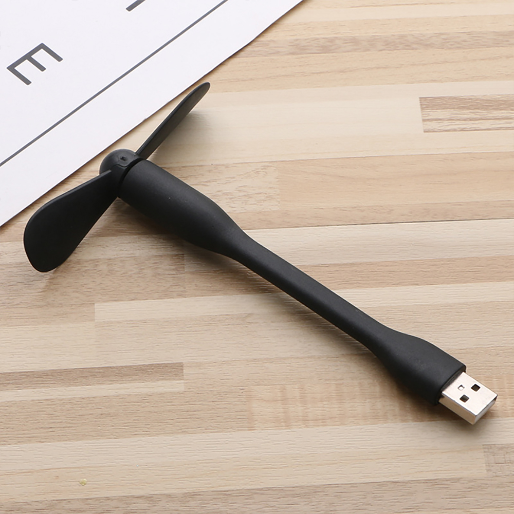 USB Small Fan Flexible Bendable Fan For Power Bank Laptop PC AC Charger Portable Hand Cool Mini Fan For Computer Summer Gadget