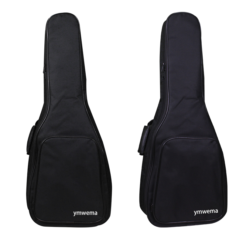 Funda para guitarra acústica 600D, 34/41 pulgadas, impermeable, tela Oxford, 5 MM, algodón, correas dobles, acolchada, mochila para guitarra
