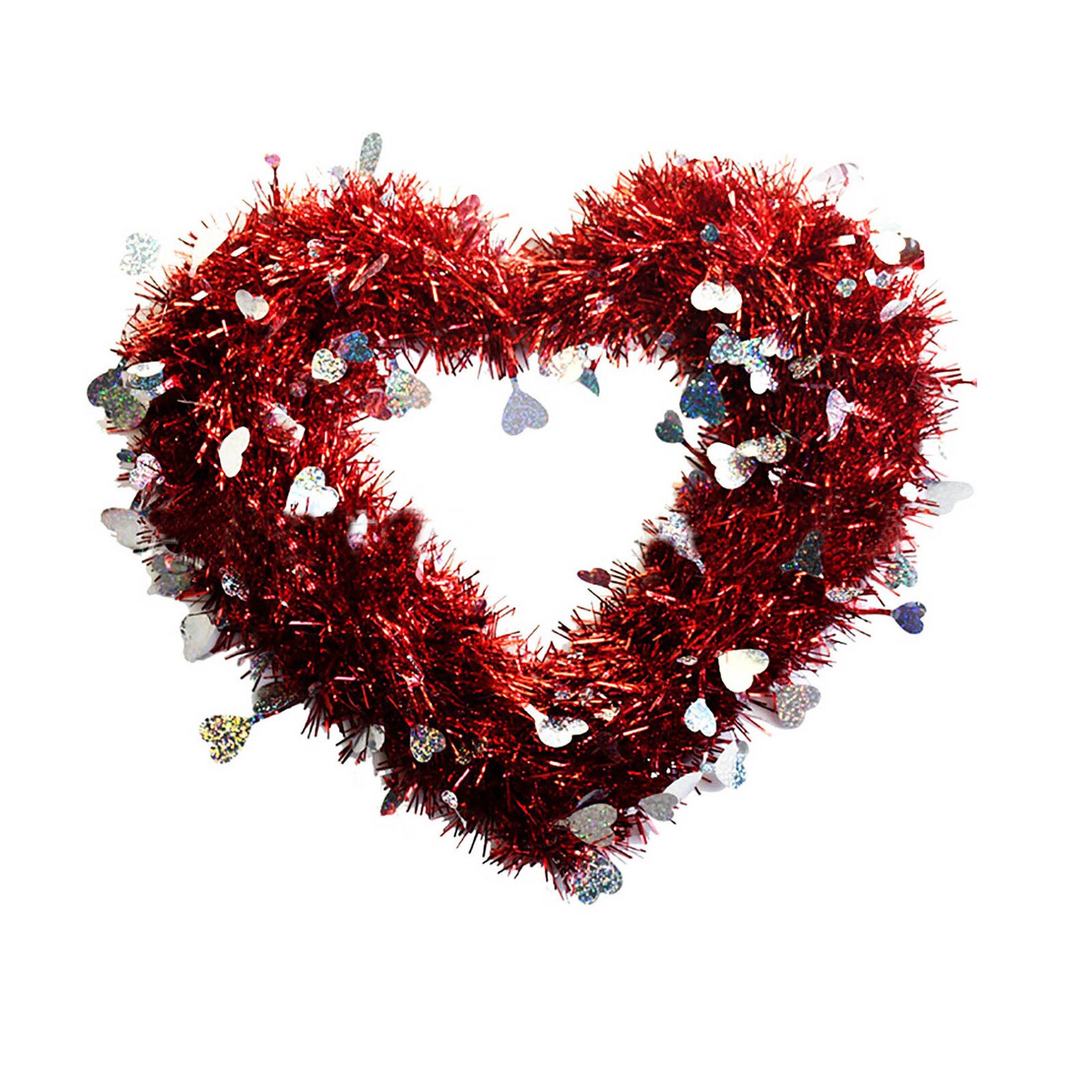 Love Heart Shape Garland Valentine's Day Wall Hanging Decoration Party Pendant Garland Outdoor for Party Wedding Home Decor