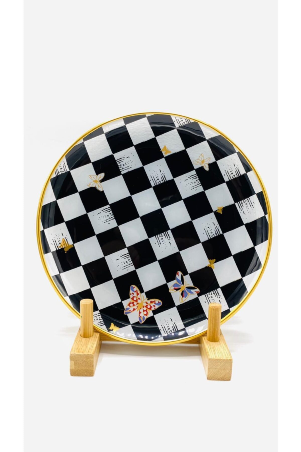 Checkered Butterfly Cake Dessert Cake Pastry Muffin Platter