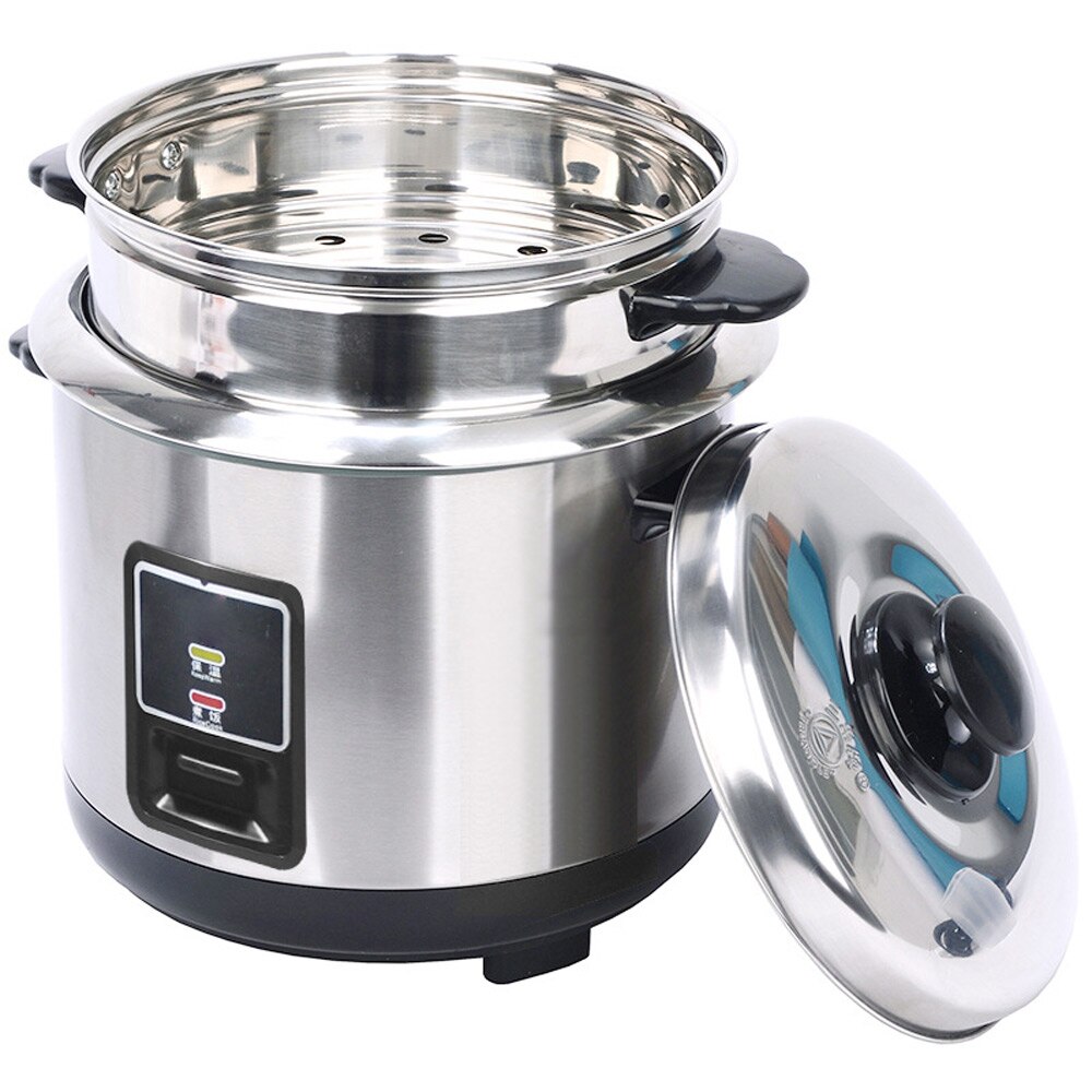 6L Stainless Steel Multi Cooker Rice Steamer Household Rice Cooker Thickened External Steel Steamer Rice Cooker