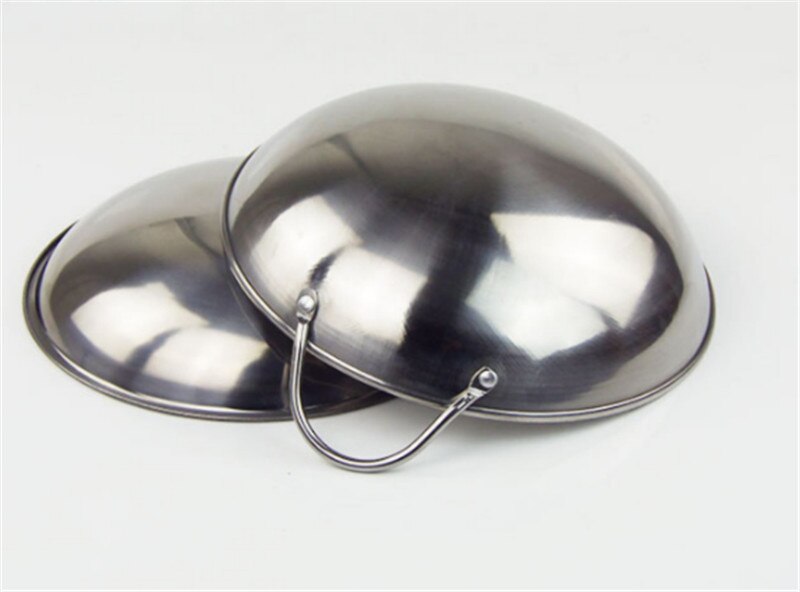 Round flat bottom Stainless steel small pot thick dry pot alcohol furnace buffet alcohol mini chafing dish stove soup pan