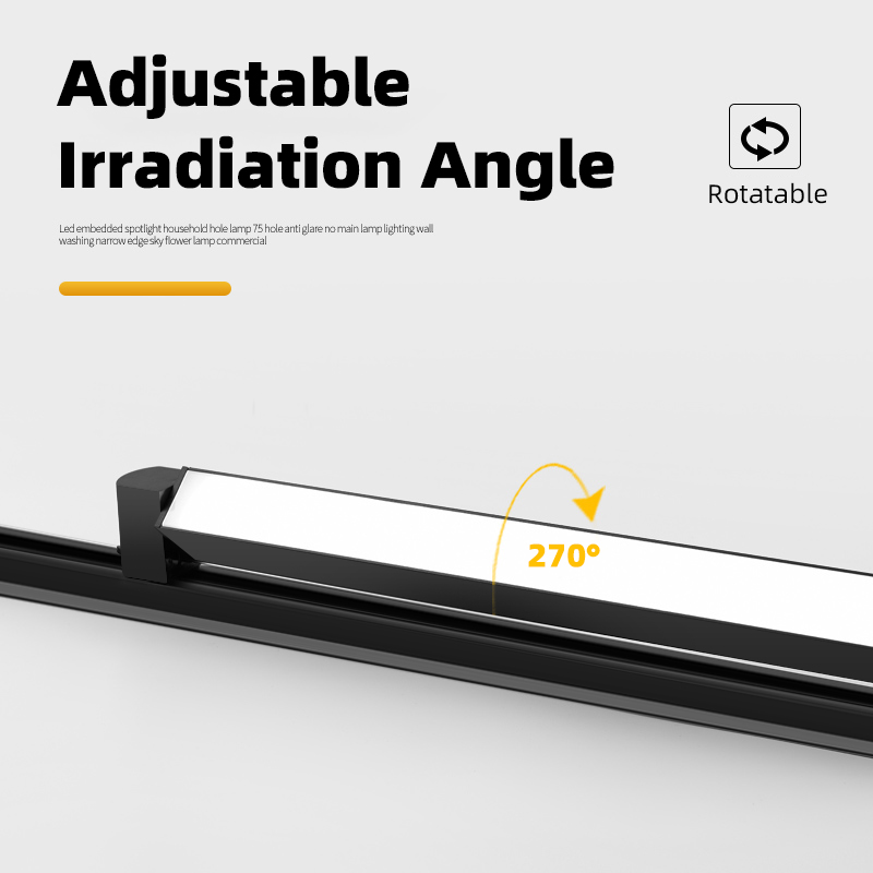 Led pista de luz decoração do quarto para o quarto sala estar holofote escritório loja roupas casa conjunto ferroviário luminária teto