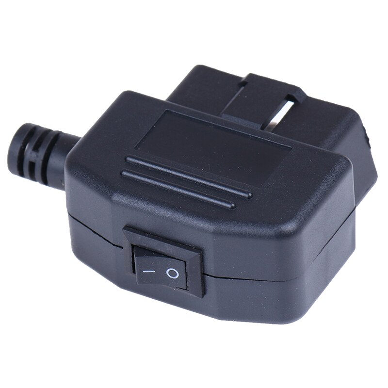 1set OBD II Type 16 Pin Male Auto Car Connector Cable Wire Sockets Connector Plug with Shell and Screw