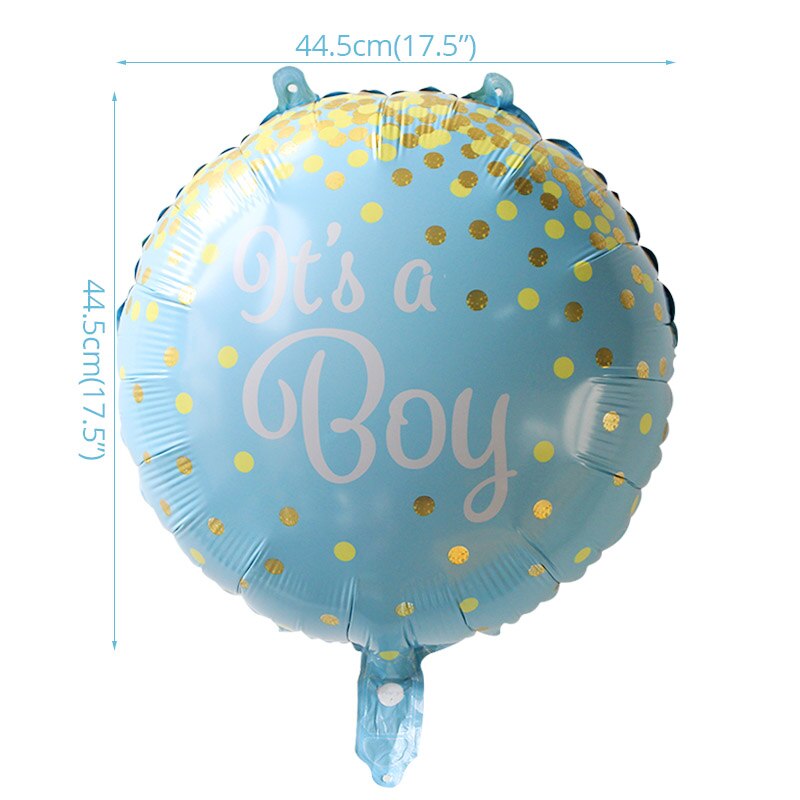 4 kpl/erä baby shower se on poika/tyttö ilmapallot 1st syntymäpäiväpallo kruunu jousi globot juhlakoristeet lasten ilmapallo sarjakuvahattu