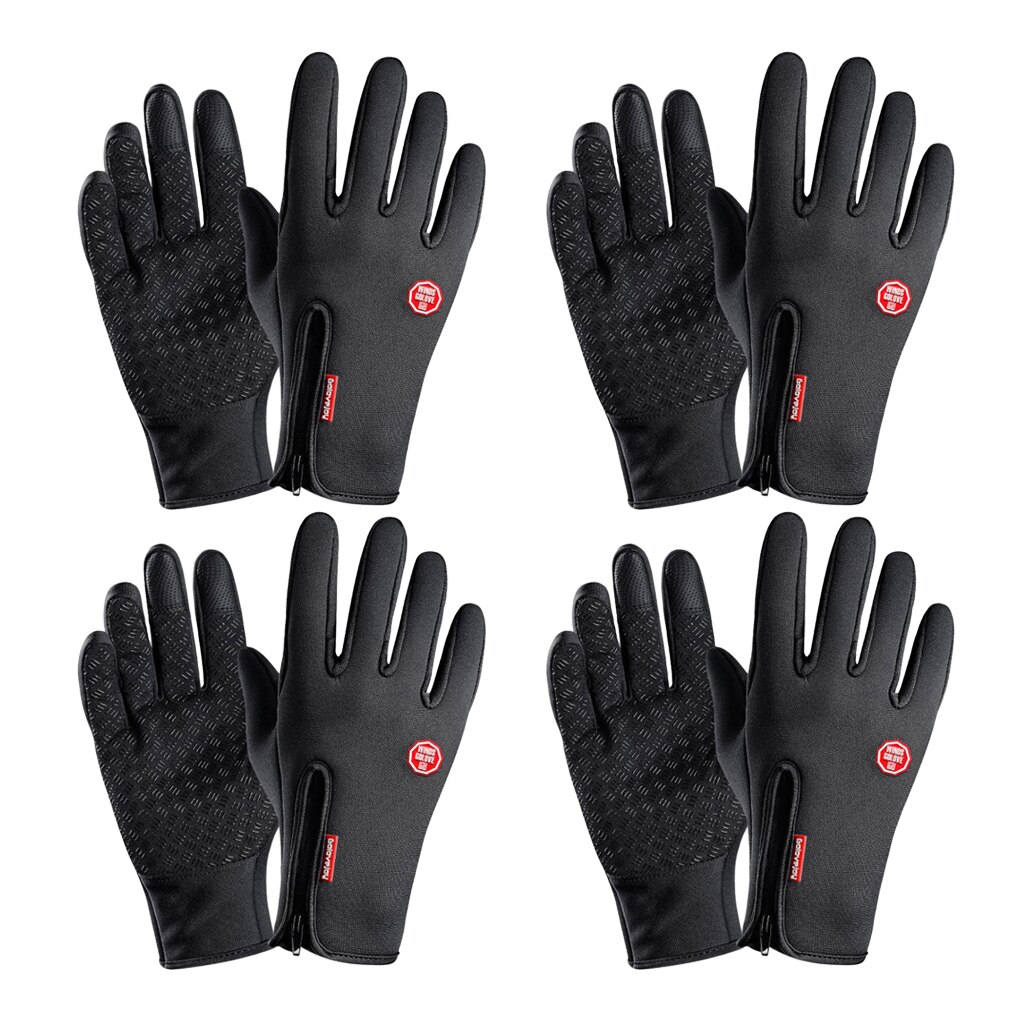 4x Winter Volledige Vingers Handschoenen Voor Workout Fietsen Fietsen Vissen Jagen