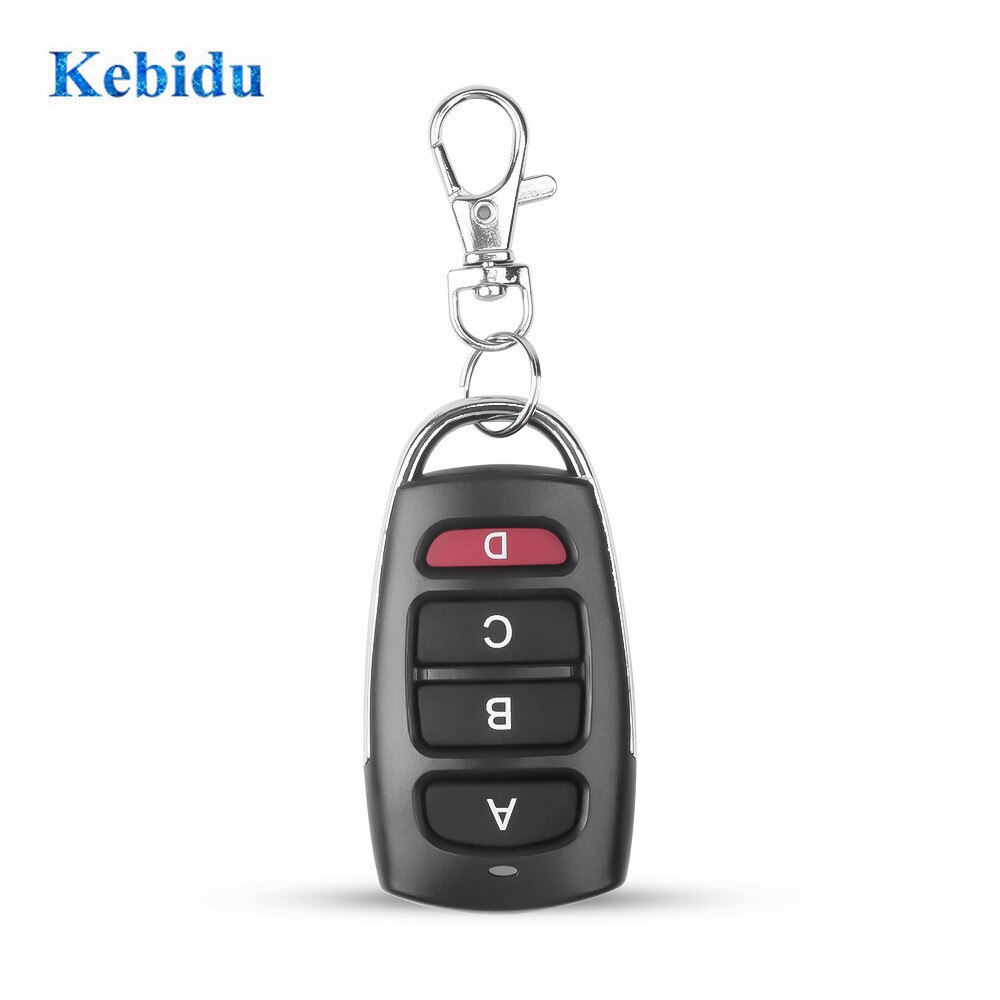 Kebidu 433Mhz Auto clonación a Control remoto puerta para Control remoto para puerta de garaje clave duplicadora portátil