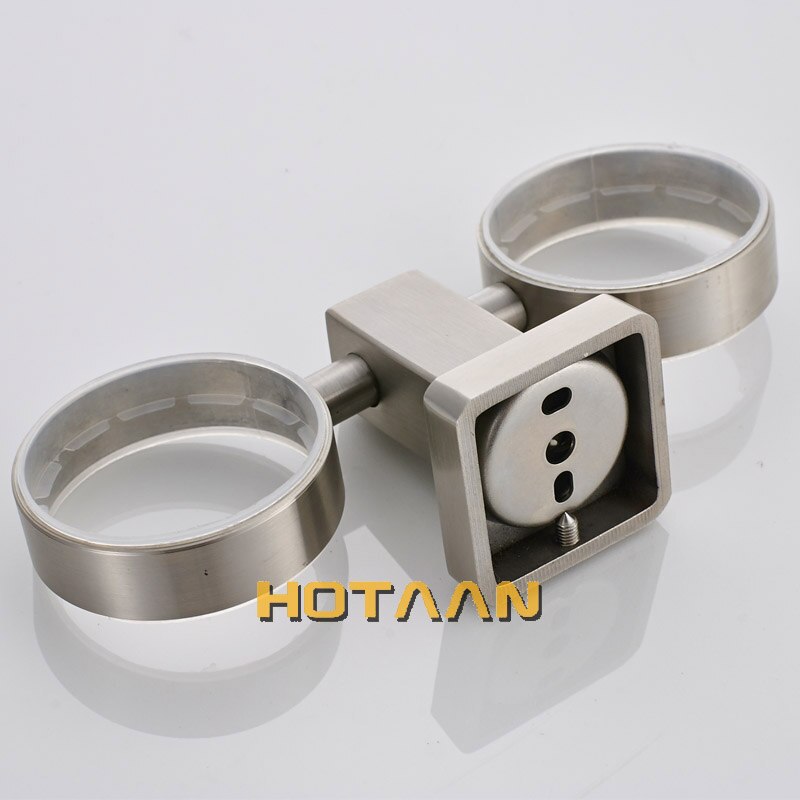 SUS304 Stainless steel Tumbler Holder Cup &amp; Tumbler Holders Toothbrush Holder Bathroom Accessories Banheiro YT-13408