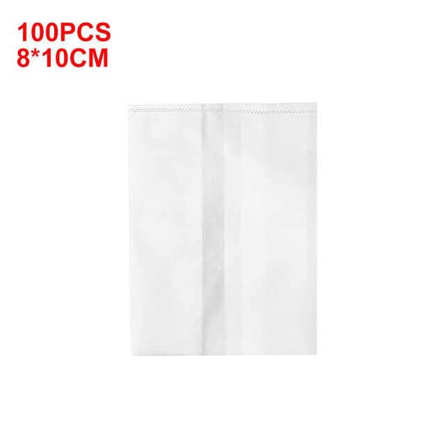 100pcs Biodegradable Seed Nursery Bags Non Woven Nursery Flower Pots Vegetable Transplant Breeding Pots Garden Planting Bags: B