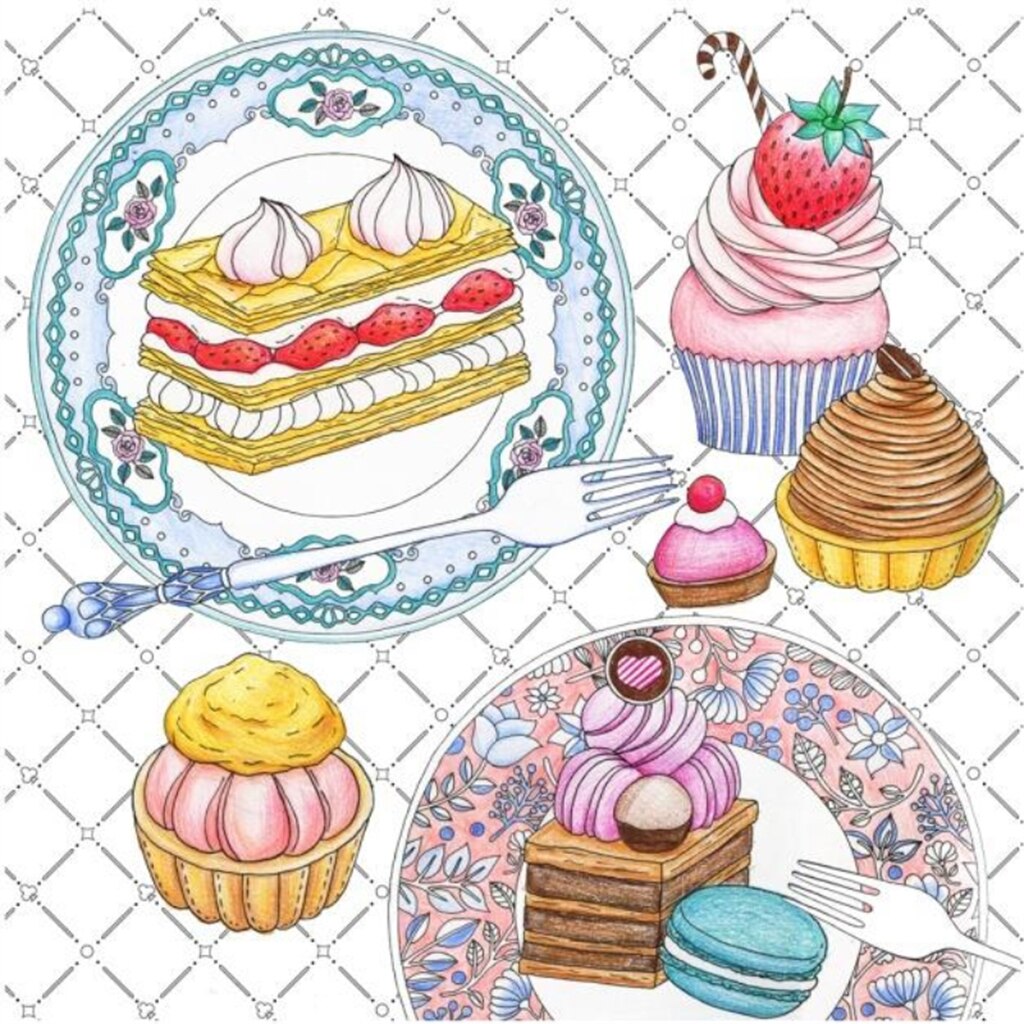 Amazing Patterns Coloring Book Stress Relieving Kid Drawing Books Colour Therapy