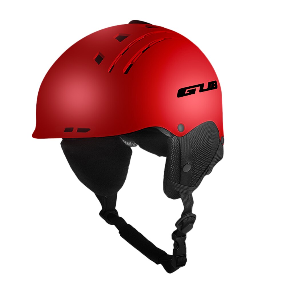 Professionele Ski Helm Man Vrouwen Volwassen Motorfiets Schaatsen Skateboard Snowboard Sneeuw Outdoor Sport Veilig Warm: Rood